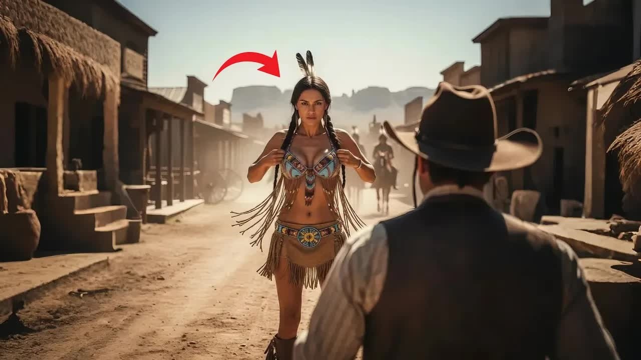 «Cowboy… vuoi il mio corpo come gli altri？» sussurrò la donna Apache vedova mentre lui si avvici