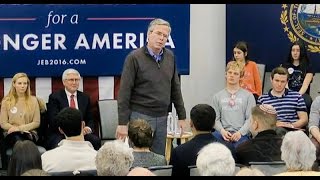 Jeb Bush asks obviously unenthusiastic crowd to: Please clap.