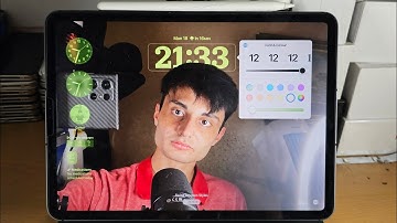 How To Change Time/Clock Font on iPad iPadOS 17