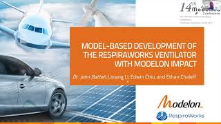 Model-Based Development of the RespiraWorks Ventilator with Modelon Impact