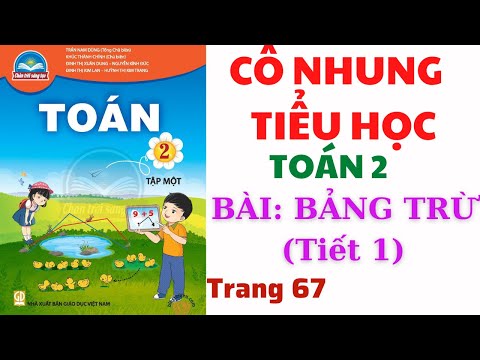 Video Toán Lớp 2 | Bài: Bảng trừ | Chân trời sáng tạo | Tiết... - YouTube