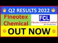 Fineotex Chemical Q2 Results 2022 | Fineotex Chemical Result | Fineotex Chemical Ltd Latest News