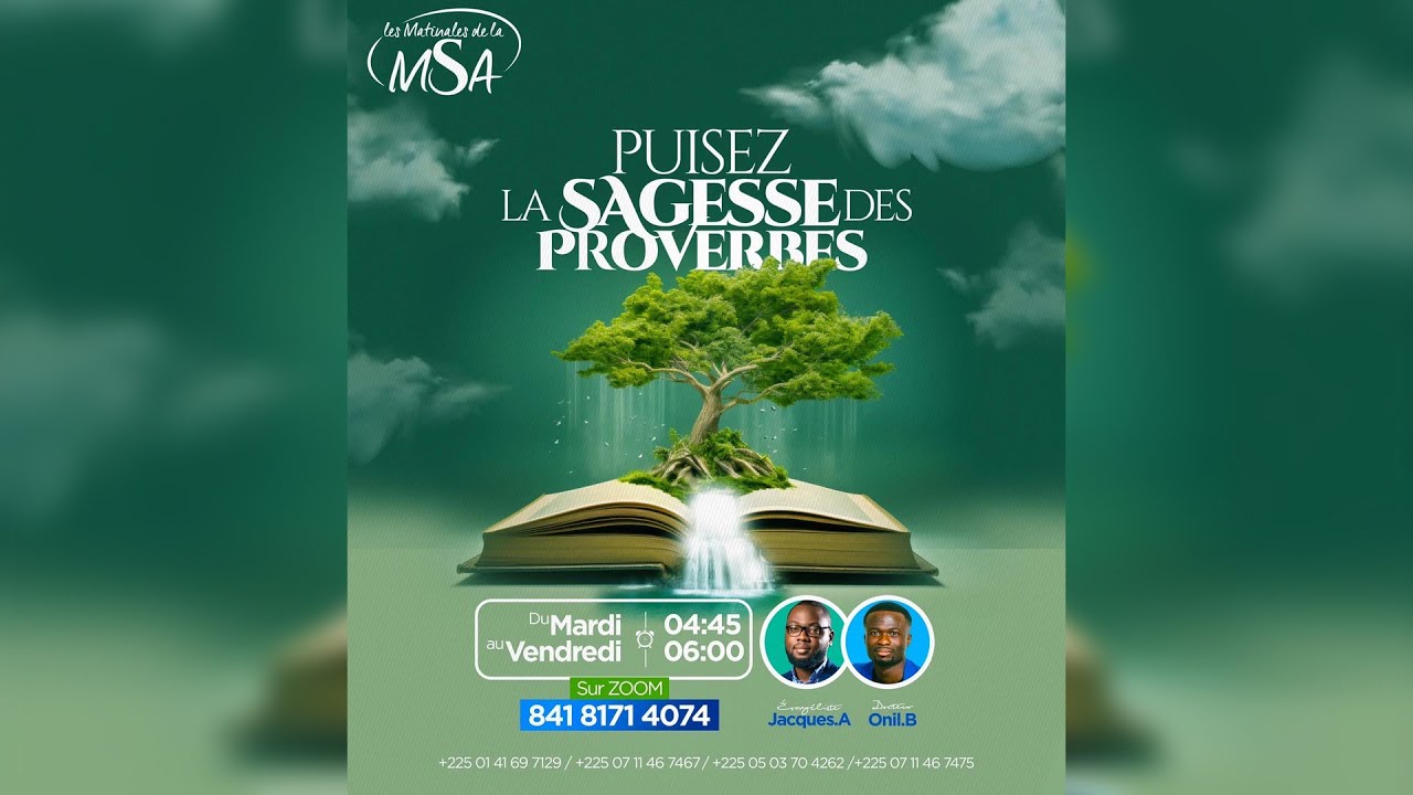 Quatre types de couronnes que Dieu donne à ceux qui cherchent la Sagesse Evangeliste Jacques Amessan