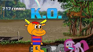 Mi Mugen Request 499 - Tyrone & Pinkamena Vs Nokia 3310 & Talking Tom