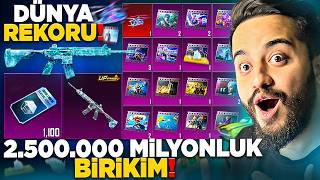 RECORD! ACCUMULATED ALL ULTIMATE POPULARITY POINTS! 2.5 MILLION FREE POPULARITY POINTS! PUBG Mobile