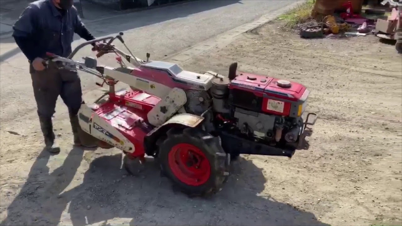 Hand tiller Yanmar YA80 YouTube