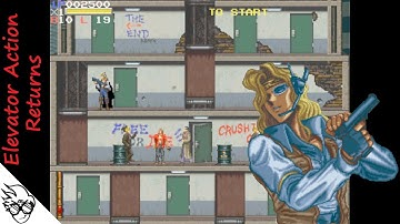 Elevator Action Returns (Arcade 1994) - [Short Gameplay]