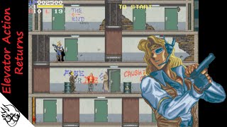 Elevator Action Returns (Arcade 1994) - [Short Gameplay]