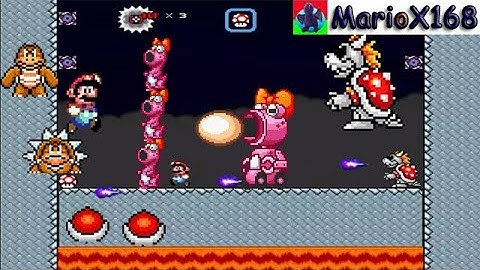 Mario Boss Rush 3 - Super Mario Bros. X - SMBX - Super Mario Boss Battle