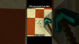 Minecraft Idiot Moment #newcontent #minecraft #likes