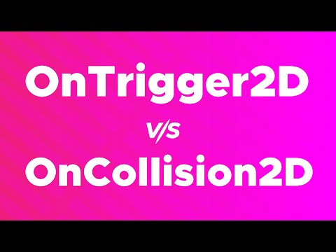 ontriggerenter vs oncollisionenter