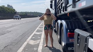 As Caminhoneira Estão Cansadas O Trânsito Do Litoral Judiou De Nós Hoje