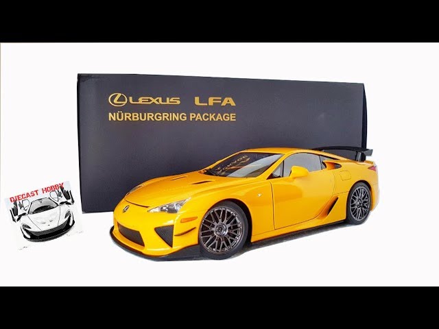 ミニカー LEXUS LFA NURBURGRING PACKAGE 1/18 AUTOart 1/18 Lexus LFA Nurburgring Package Whitest White Signature