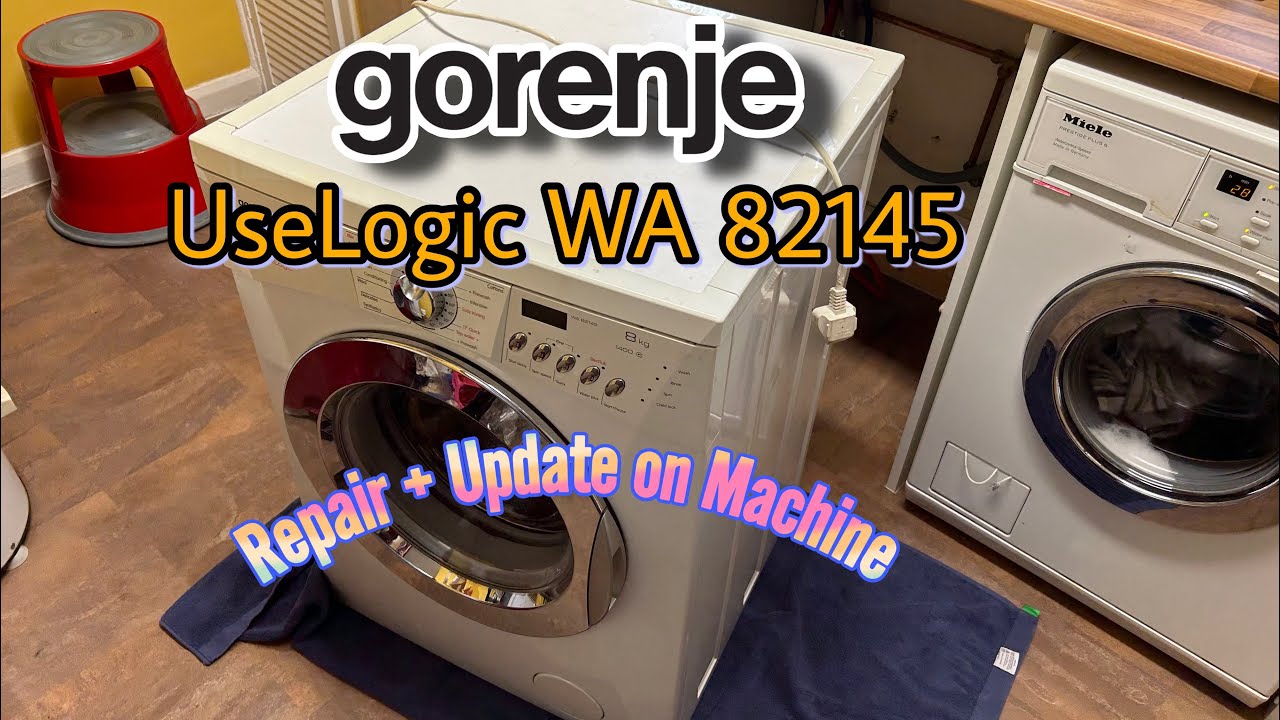 Gorenje UseLogic WA 82145 - Carbon Brush/Shock Absorber Repair + Update on Machine