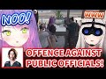 Botan laugh so hard at Towa getting arrested by Shaka because she punched him [VCRGTA/Hololive]