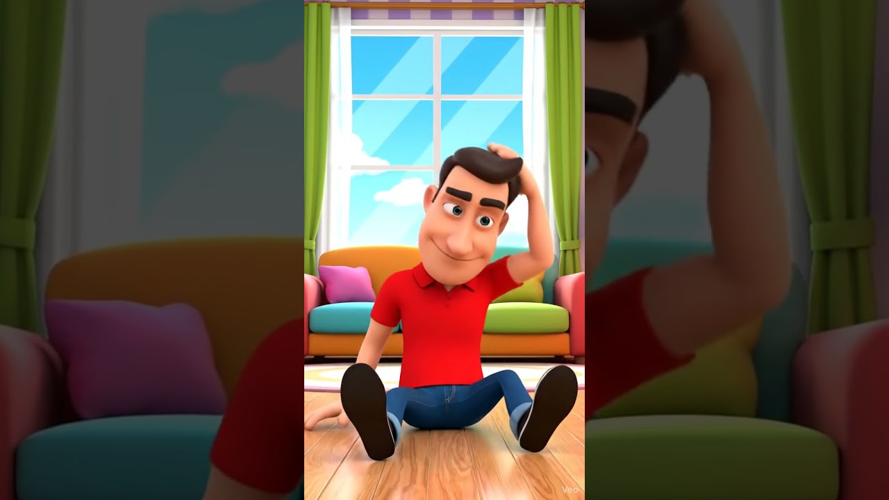 Invisible Chair Prank 😂 | Funny 3D Short | LaughLine Sketches