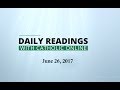 Daily Reading for Monday, June
26th, 2017 HD video Image of
Daily Reading for Monday, June 26th, 2017 HD
video