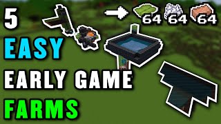 5 Easy Farms for Every Minecraft World - Early Game