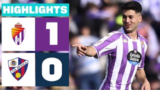 Highlights Real Valladolid vs SD Huesca (1-0)