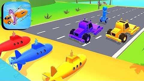 Shape Shifting 🏃‍♂️🚗🚲🚦all Levels Gameplay Walkthrough Android,ios Max Level MAX747 #shapeshifting