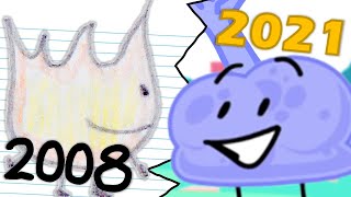 BFB Generations Comparison - When Was Each Character Created? ⏰