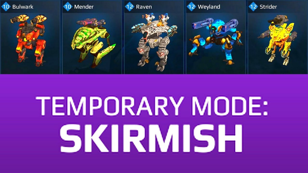 War Robots Skirmish Mode Gameplay