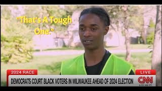 ⁣CNN Host Stunned That Black Man May Not Vote For Biden In 2024!