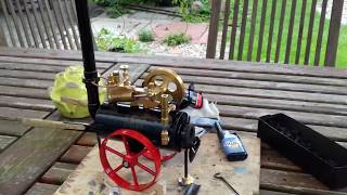Dampfmodell Hindley portable steam engine