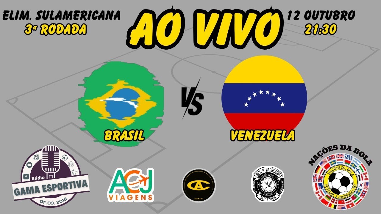 Brasil x Venezuela: escala��es, desfalques e arbitragem do jogo das