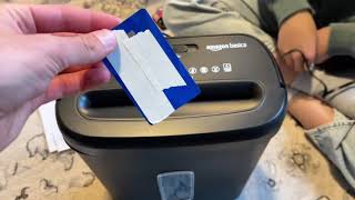 Is the Amazon Basics 8-Sheet Paper Shredder Any Good? | FULL TEST