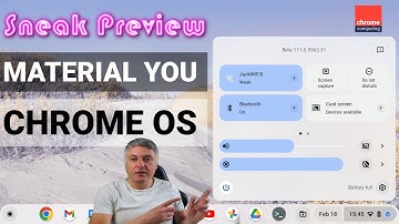 Material You on Chrome OS - How Material You will look like on your Chromebook