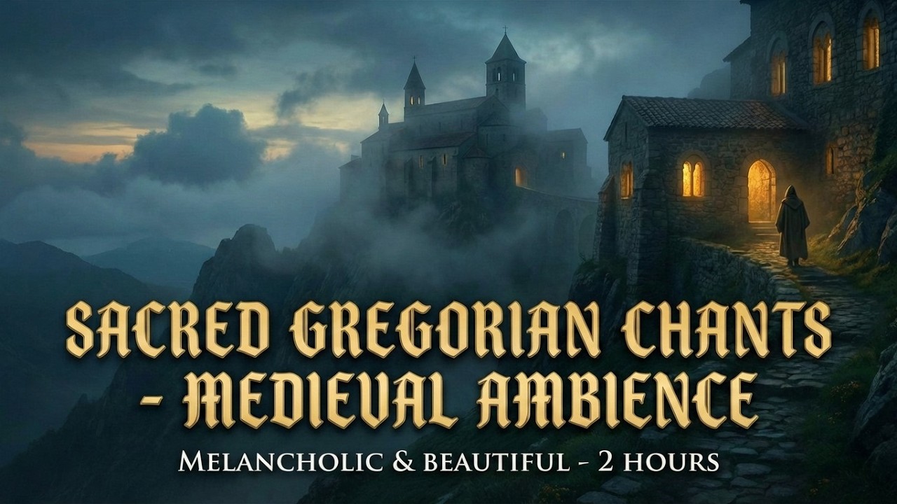 Melancholic Gregorian Chants 🕯️ Calm, Dark & Emotional Medieval Music (2 Hour)