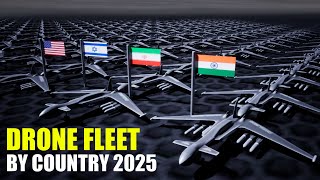 Drone Fleet Strength by Country (2025) - Airforce Power Comparison - Military Power Comparison 3D