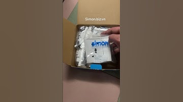 Bộ ổ cắm đôi đa năng kèm công tắc đơn simon S6 581080. Hotline: 0889389536 #simon #ocamsimon
