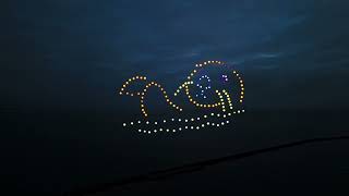 150 Drones Light Up the Sky Over Half Moon Bay | Skyworx Drone Show