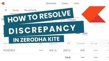 Solving Discrepancy In Zerodha||Stock transferred from other demat to Zerodha||Buy Price not showing