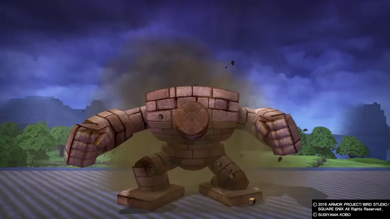 Golem boss fight (dragon quest builders)