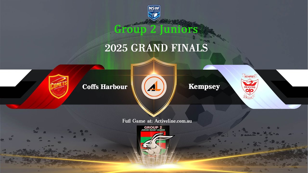⁣Coffs Harbour VS Kempsey Dragons  Under 14s - Group 2 Junior Rugby League Grand Final 2025