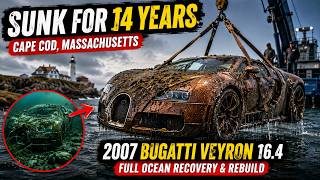 SUNK Bugatti Veyron Pulled From Cape Cod Rock Ledge — Full Ocean Recovery & Rebuild