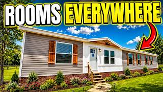 Up to 5 bedrooms & DEN in this LARGE mobile home! Price is also NICE!