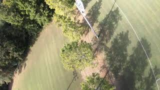 iFlight Nazgul 5. First time trying split-s through trees. CRASH, HAH!!!