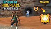 Free Fire 5 Best Hiding Places In Kalahari Map Tricks Tamil Tgb Youtube