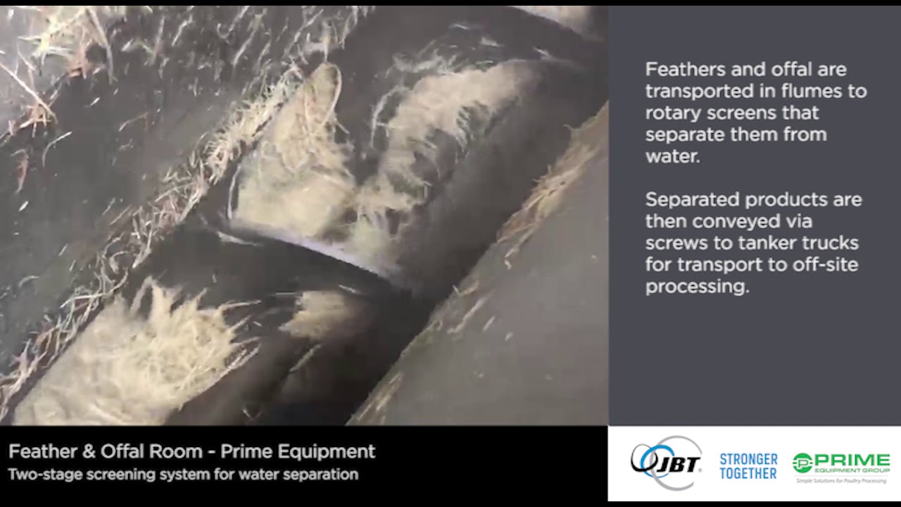 Two Stage Rotary Seperator Screens   JBT Prime Equipment Group