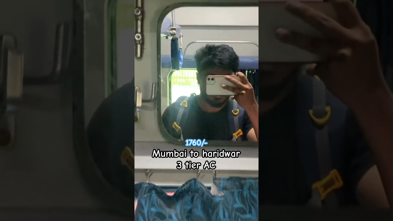 Mumbai to haridwar AC train #train #indianrailways #mumbai #haridwar #3tier #youtubeshorts #youtube