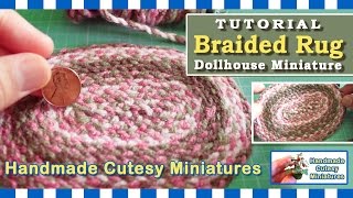 BRAIDED RUG, Complete Tutorial, DOLLHOUSE MINIATURE - by Artist Pamela T. BRAIDED RUG, Complete Tutorial, DOLLHOUSE MINIATURE - by Artist Pamela T. Etsy Dollhouse Miniature Shop: https://www.etsy.