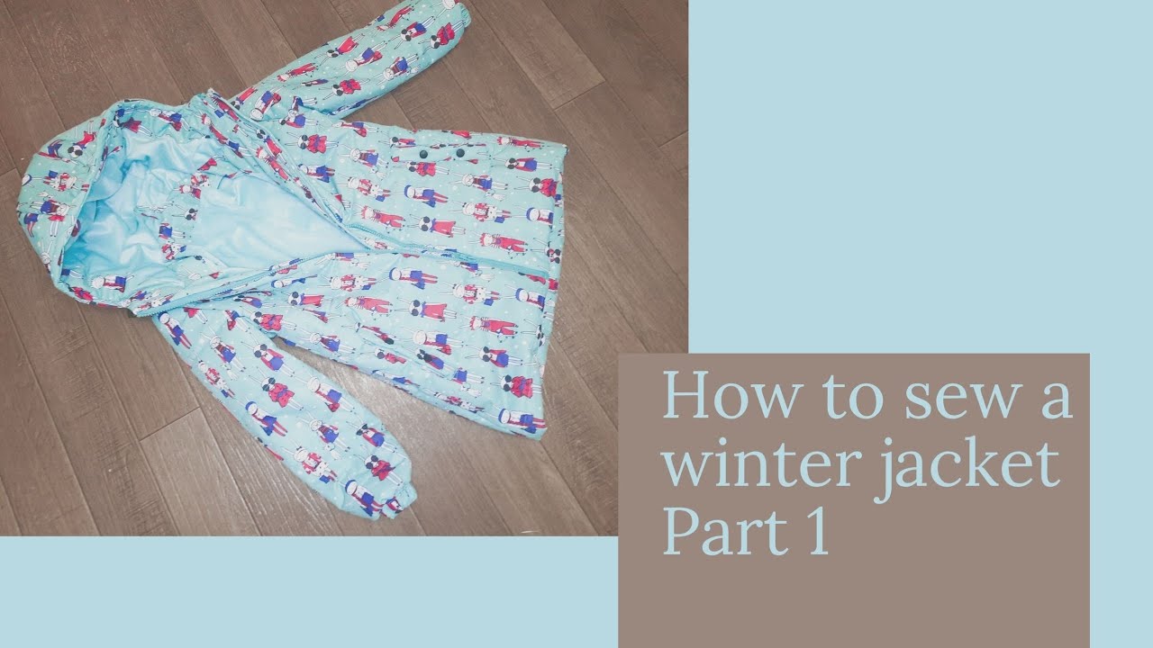 How to sew a jacket Part 1. easy Jacket pattern Clothing patterns Girls ...