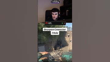 Overpass Connector T Role #cs2 #cs2tricks #cs2tips #cs2clips #cs2nades