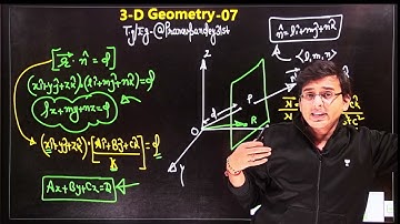12th Math| 3-D Geometry-07|Plane-01|Pranav Pandey