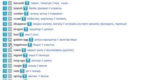 The Samruk (Vocabulary) Excel 5 Module 5