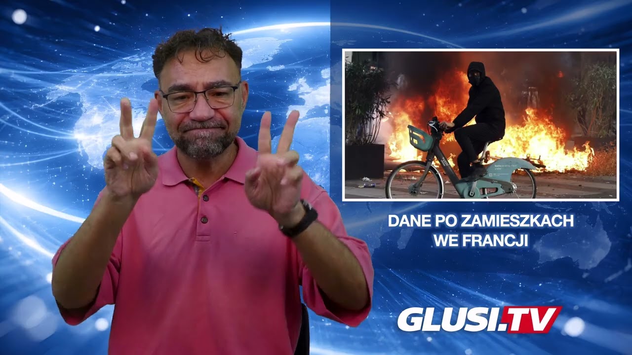 Dane po zamieszkach we Francji